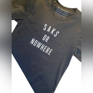 Knowlita saks or nowhere tee size small NWOT